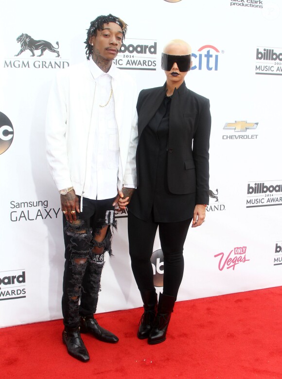 Wiz Khalifa et Amber Rose aux Billboard Music Awards 2014. Las Vegas, le 18 mai 2014.