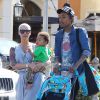 Amber Rose, Wiz Khalifa et leur fils Sebastian à Calabasas. Le 17 mars 2014.