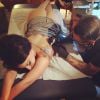 Lady Gaga a moitié nue sur Instagram, le 3 octobre 2014.