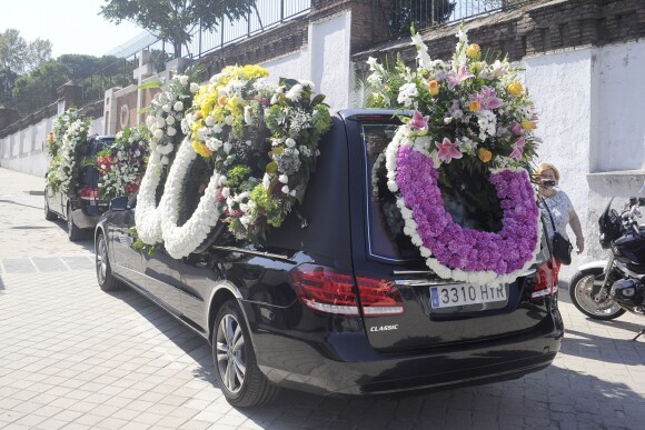 Obsèques de l'ex-ministre de l'économie espagnol Miguel Boyer, le mari d'Isabel Preysler, à Madrid le 30 septembre 2014