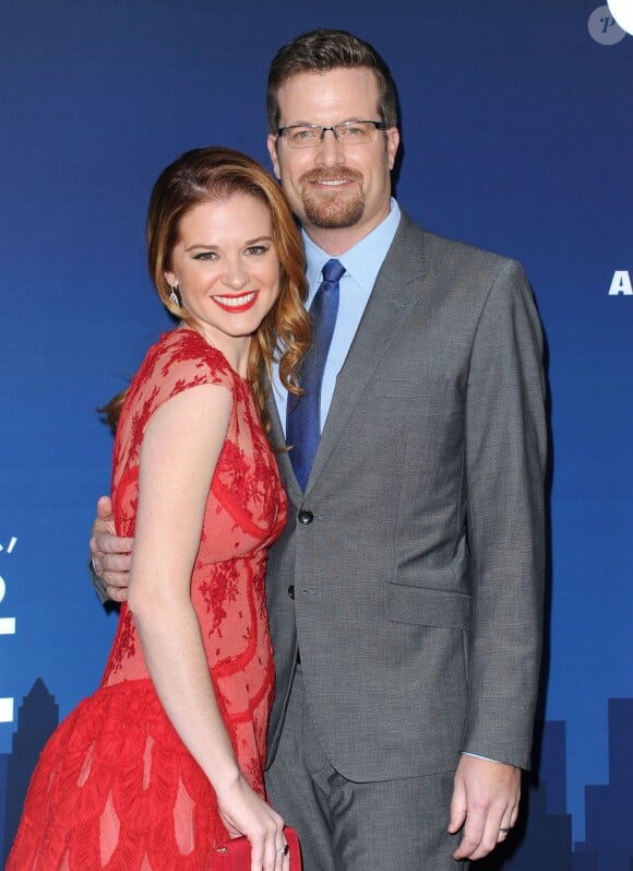 Sarah Drew et son mari Peter Lanfer à Los Angeles, en avril 2014