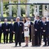 Kate Middleton au Musée national de la Marine à Londres, le 10 juin 2014, pour soutenir le quadruple champion olympique de voile Sir Ben Ainslie dans son projet de bâtir une équipe pour remporter l'America's Cup.