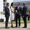 Kate Middleton soutenait le 10 juin 2014 au Musée national de la Marine, à Londres, le quadruple champion olympique de voile Sir Ben Ainslie dans son projet de bâtir une équipe pour remporter l'America's Cup.