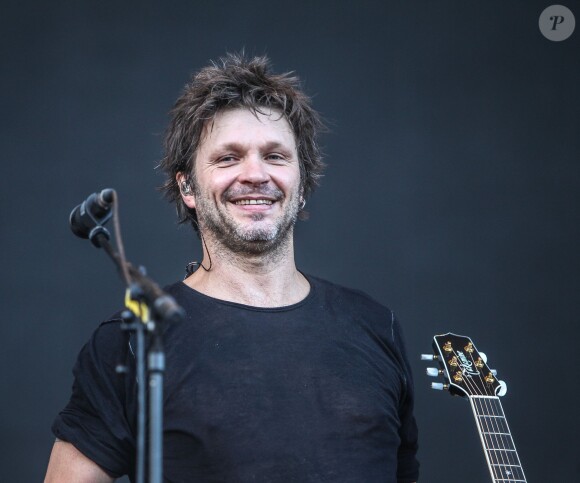 Bertrand Cantat à Dour le 17 juillet 2014. 