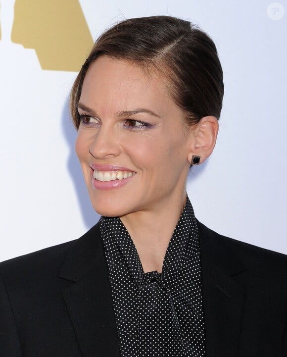 Hilary Swank à l'Academy Hosts Hollywood Costume Luncheon, Los Angeles, le 8 octobre 2014.