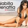 Nabilla Benattia - La couverture de son calendrier sexy de 2014