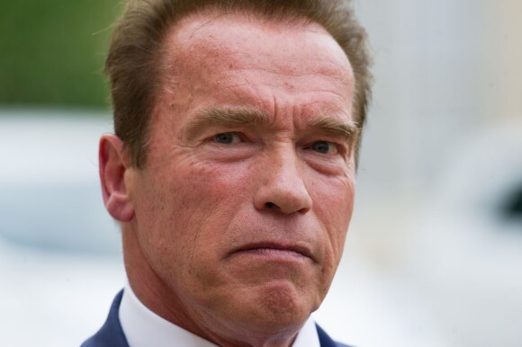 Arnold Schwarzenegger à Paris, le 10 octobre 2014.