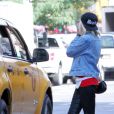 Amanda Bynes dans les rues de New York. Le 6 octobre 2014