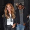 Beyoncé Knowles et Jay-Z quittent un restaurant à Londres le 14 octobre 2014.