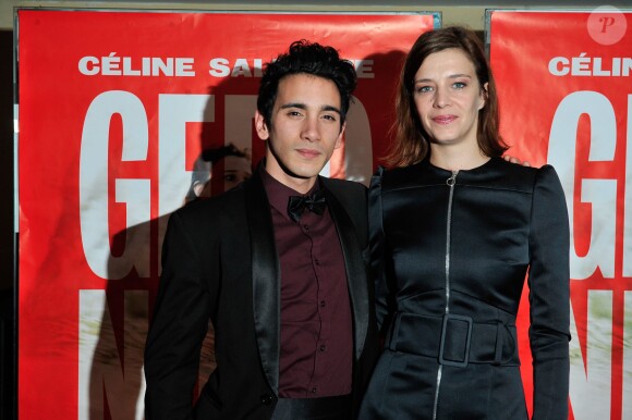 Rachid Yous et Céline Sallette - Avant-première du film "Geronimo" à l'UGC Ciné Cité des Halles à Paris, le 13 octobre 2014.