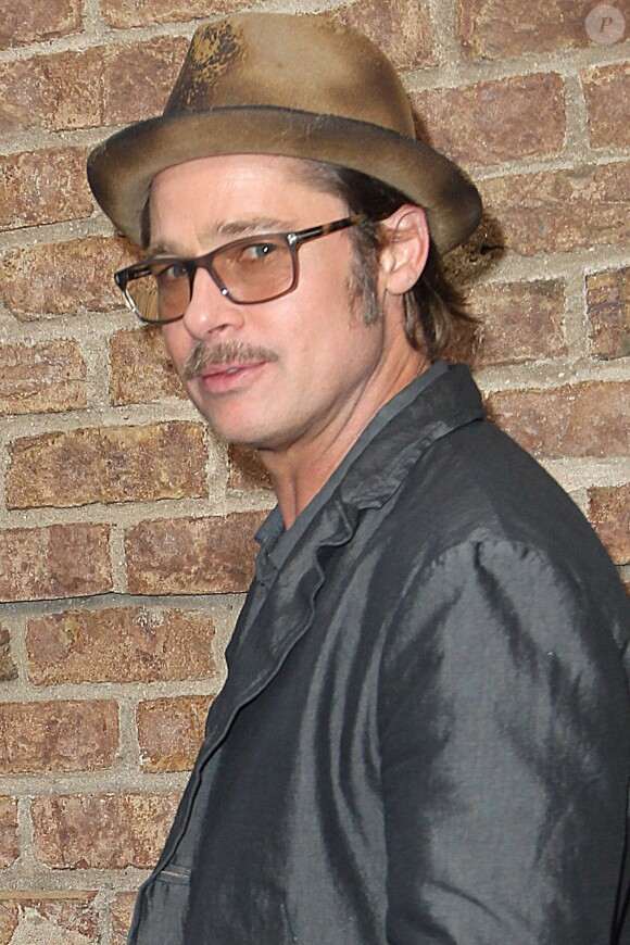 Brad Pitt à la première de Fury à New York le 14 octobre 2014.