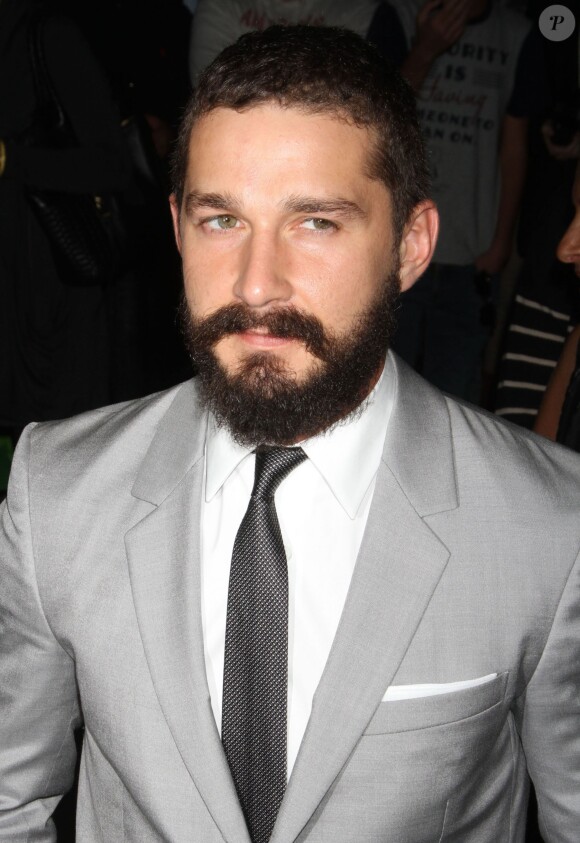 Shia LaBeouf se rend à la projection de son film "Fury" à New York, le 14 octobre 2014.
