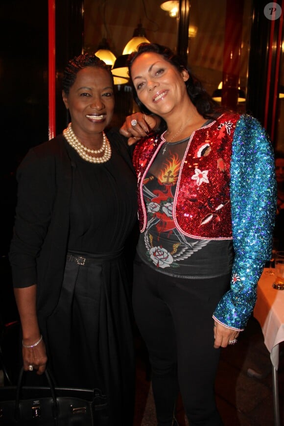 Babette de Rozières, Hermine de Clermont-Tonnerre - 3ème édition du Pot-au-feu des célébrités au restaurant Louchebem à Paris le 16 octobre 2014.