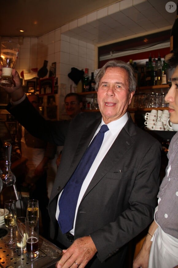 Jean-Louis Debré - 3ème édition du Pot-au-feu des célébrités au restaurant Louchebem à Paris le 16 octobre 2014.