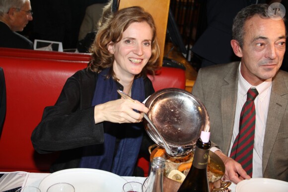 Nathalie Kosciusko-Morizet - 3ème édition du Pot-au-feu des célébrités au restaurant Louchebem à Paris le 16 octobre 2014.