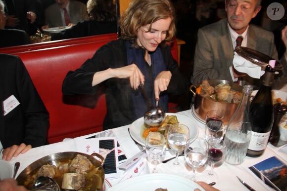 Nathalie Kosciusko-Morizet - 3ème édition du Pot-au-feu des célébrités au restaurant Louchebem à Paris le 16 octobre 2014.