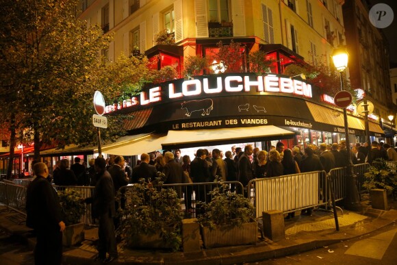 Les Artisans Bouchers de la région Ile-de-France organisaient le 16 octobre 2014 leur 3e Pot-au-feu des célébrités, au restaurant Le Louchebem, à Paris. Photo Alain Guizard/BestImage.
