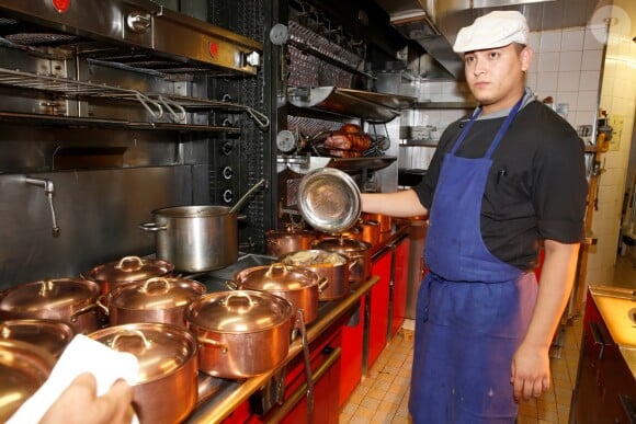 Les Artisans Bouchers de la région Ile-de-France organisaient le 16 octobre 2014 leur 3e Pot-au-feu des célébrités, au restaurant Le Louchebem, à Paris. Photo Alain Guizard/BestImage.