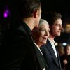 Vanessa Redgrav, son fils Carlo Nero, ainsi que de ses deux petits-enfants, Michael Richard Antonio Neeson (né en 1995) et Daniel Jack Neeson (né en 1996), tous deux fruit des amours de Natasha Richardson et Liam Neeson, lorsde la première de Foxcatcher au 58e BFI London Film Festival à Londres le 16 octobre 2014.