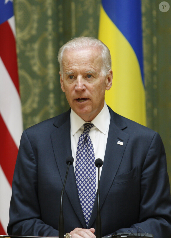 Joe Biden en conférence de presse à Kiev, le 22 avril 2014.