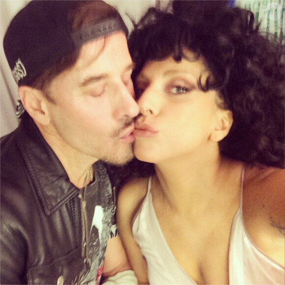 Lady Gaga avec Steven Klein à Berlin le 15 octobre 2014. Photo Instagram.