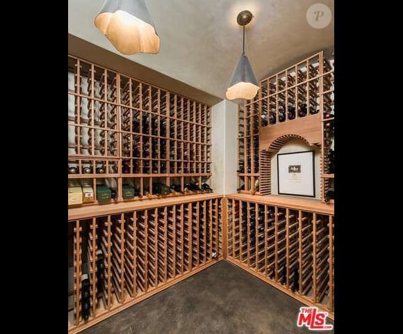 Une belle cave à vins... Photo de la propriété acquise par Lady Gaga à Malibu pour 24 millions de dollars, en octobre 2014.