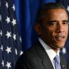 Le président Barack Obama lors d'une conférence à Washington sur la fraude bancaire le 17 octobre 2014. 