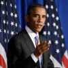 Barack Obama lors d'une conférence à Washington sur la fraude bancaire le 17 octobre 2014. 