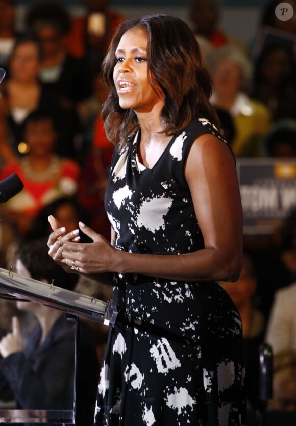 Michelle Obama à Philadelphie le 15 octobre 2014
