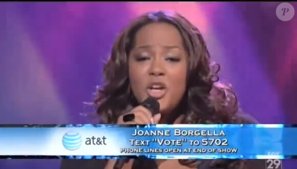 Joanne Borgella, dans American Idol, en 2008.