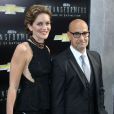  Stanley Tucci et sa femme Felicity Blunt - Avant-premi&egrave;re du film "Transformers: Age Of Extinction" &agrave; New York le 25 juin 2014. 
