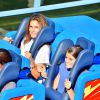 Cindy Crawford et sa fille Kaia Jordan à Disneyland en Californie le 19 octobre 2014.