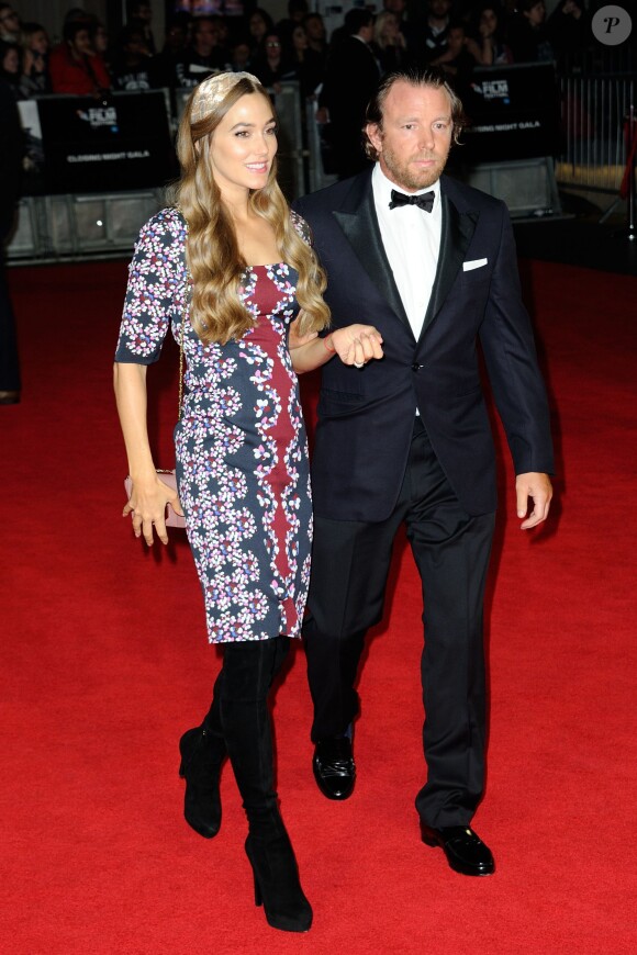 Guy Ritchie and Jacqui Ainsley attending the Fury Premiere and Closing Ceremony for the BFI London Film Festival at Odeon Leicester Square in London, UK, on October 19, 2014. Photo by Aurore Marechal/ABACAPRESS.COM19/10/2014 - London