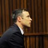 Oscar Pistorius à la North Gauteng High Court de Pretoria le 13 octobre 2014, lors des auditions précédant le verdict de son procès pour la mort de Reeva Steenkamp