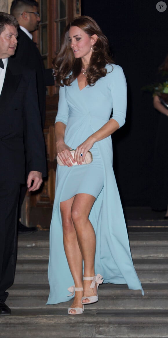 Kate Middleton prend part à la cérémonie de remise de prix "Wildlife Photographer of The Year 2014" à Londres, le 21 octobre 2014.