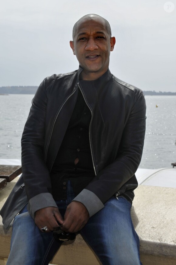Edouard Montoute - 50e Edition du MipTV à Cannes le 8 avril 2013.