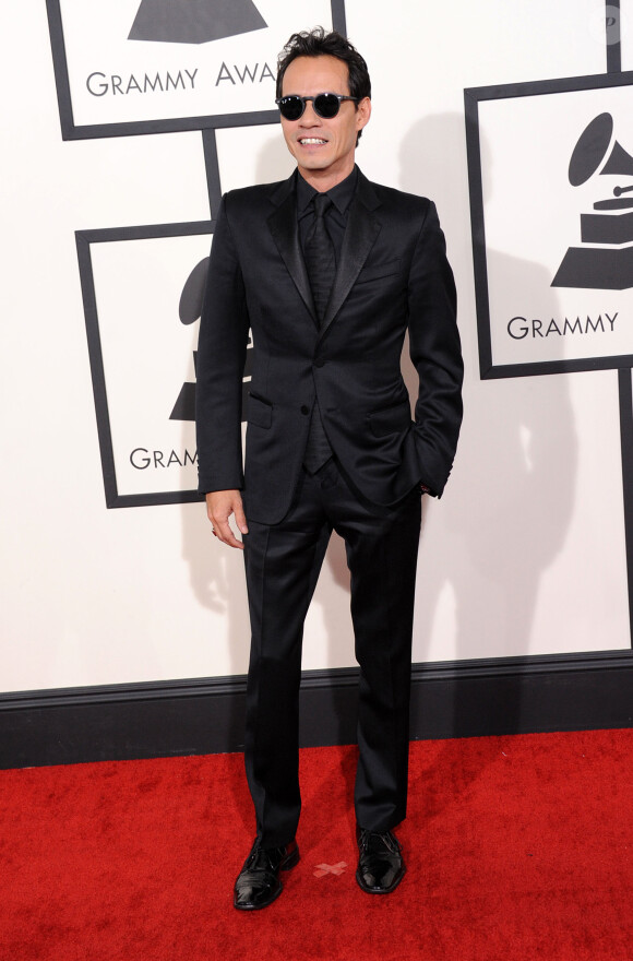 Marc Anthony lors de la 56e cérémonie des Grammy Awards à Los Angeles, le 26 janvier 2014.