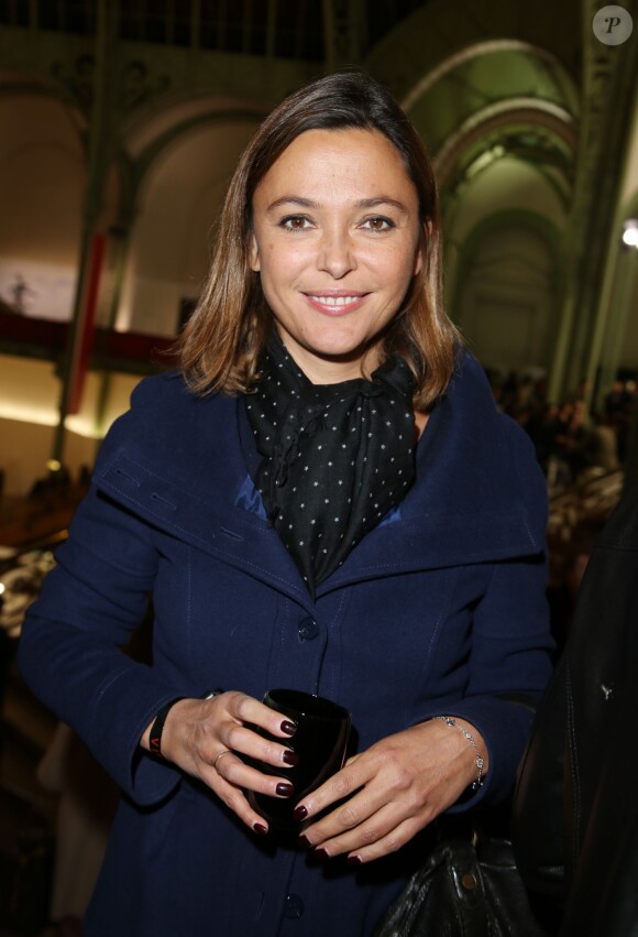 Sandrine Quétier lors de la soirée de vernissage de la FIAC 2014 organisée par ORANGE au Grand Palais à Paris, le 22 octobre 2014