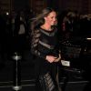 Kate Middleton, enceinte et vêtue d'une robe Alice Temperley, à son arrivée au restaurant L'Anima à Londres le 23 octobre 2014 pour le dîner de gala d'automne de l'association Action on Addiction dont elle est la marraine.