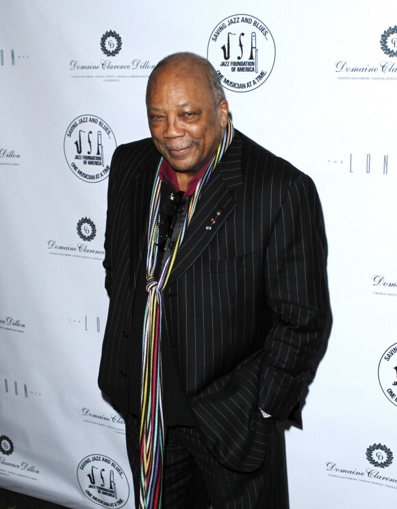 Quincy Jones lors du 13e gala "A Great Night in Harlem" à New York le 24 octobre 2014.