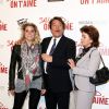 Bernard Tapie avec sa femme Dominique et sa fille Sophie - Avant-première de "Salaud on t'aime" à l'UGC Normandie sur les Champs-Elysées à Paris le 31 mars 2014.
