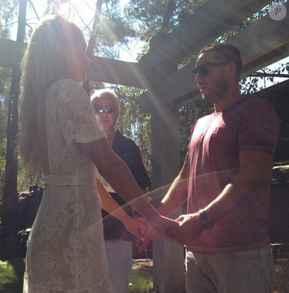 Alex Murrel, star de Laguna Beach, a dit oui à son amoureux Kyle Mark Johnson à Malibu, le 25 octobre 2014.