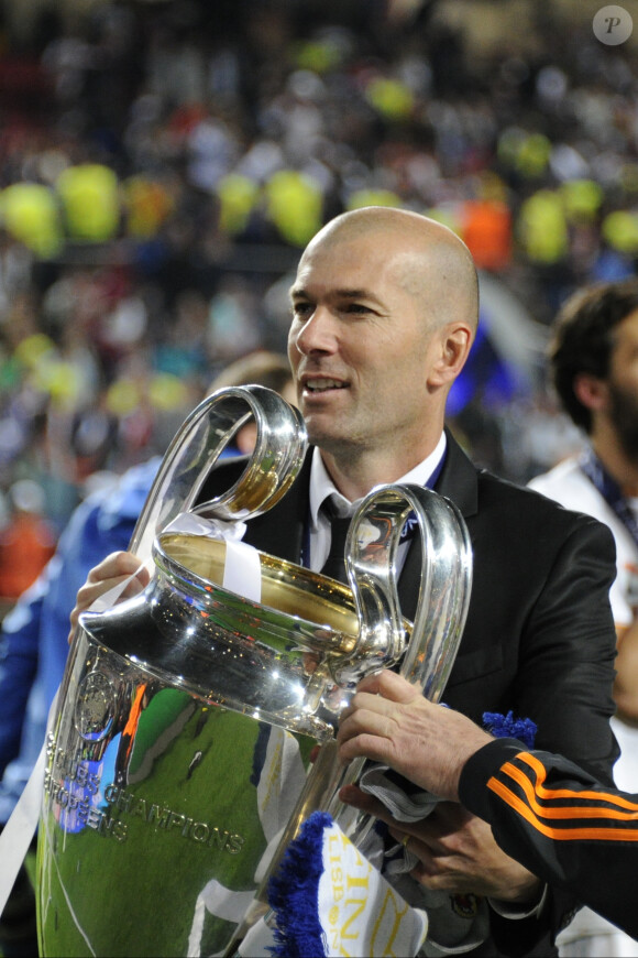 Zinédine Zidane à Lisbonne le 24 mai 2014. 