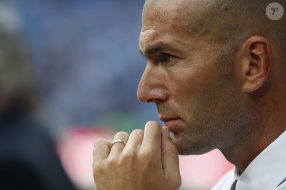 Zinedine Zidane à Madrid, le 18 août 2013.