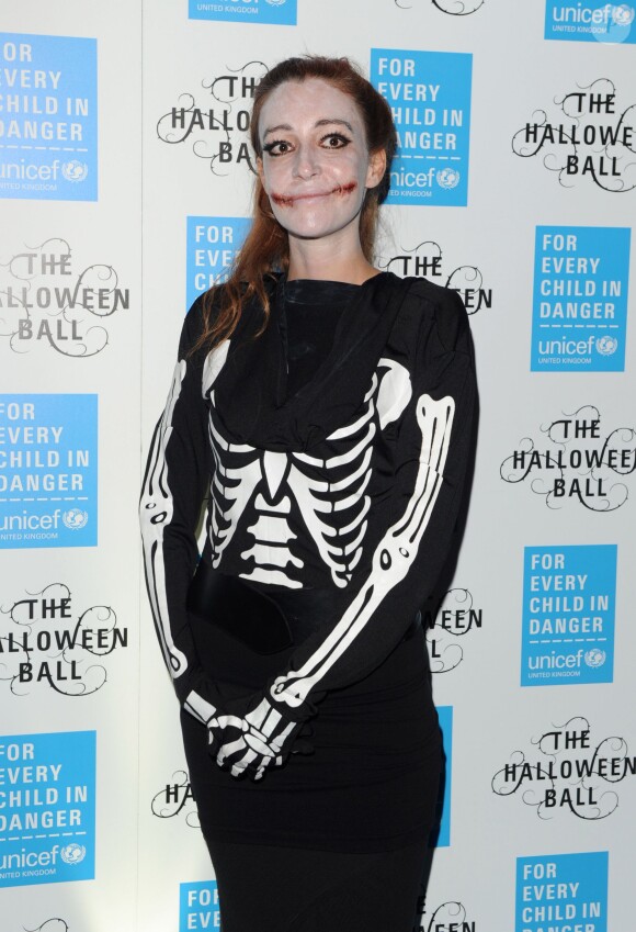 Kate Rothschild lors de la soirée du bal d'Halloween pour l'UNICEF à Londres, le 30 octobre 2014.