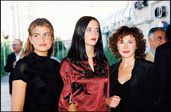 Eva Green et sa maman Marlène Jobert au Festival de Deauville, le 7 septembre 1997.