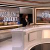 Laurant Delahousse recevait Marlène Jobert dans le JT de France 2, le dimanche 2 novembre 2014.