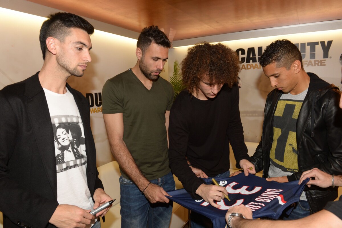Badge PSG David Luiz 32 - Extérieur 2015/16 - Flocage Officiel Neuf