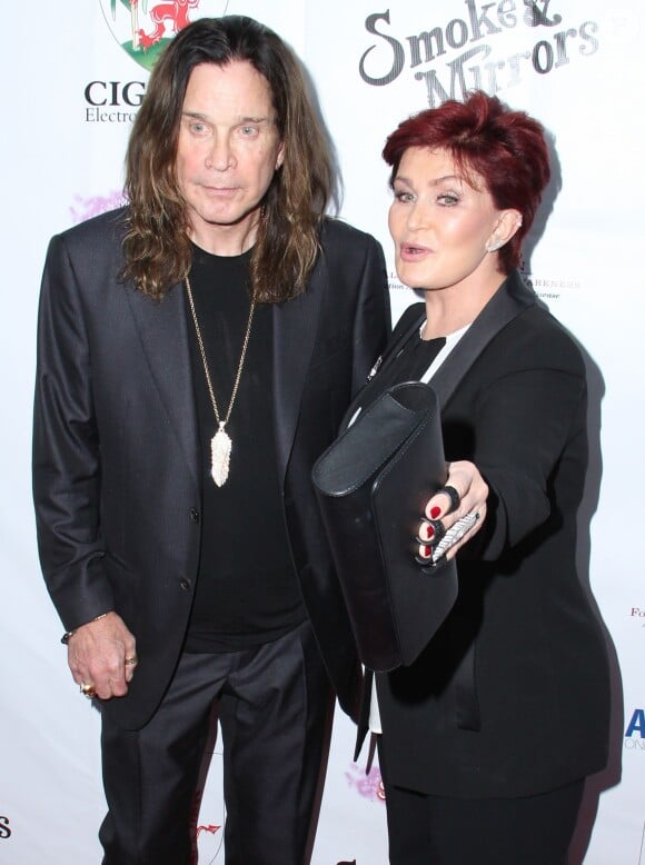 Sharon Osbourne et Ozzy Osbourne à Beverly Hills, le 14 septembre 2014. 