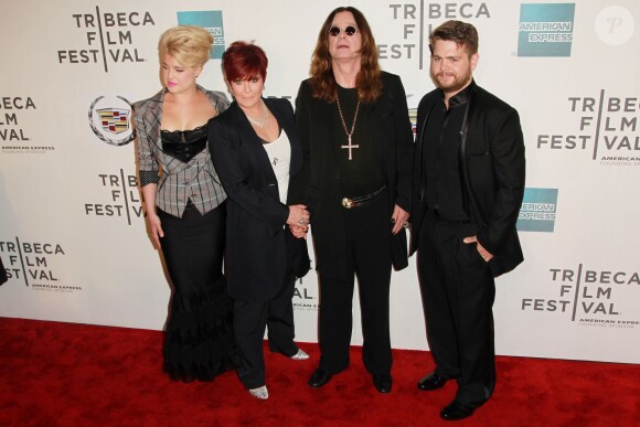 La famille Osbourne à New York, le 24 avril 2011.